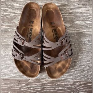 Birkenstock Granada Birko Flor Sandals Size 40 Brown EU 40 US 9